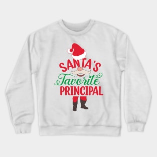 Santa's Favorite Principal Crewneck Sweatshirt